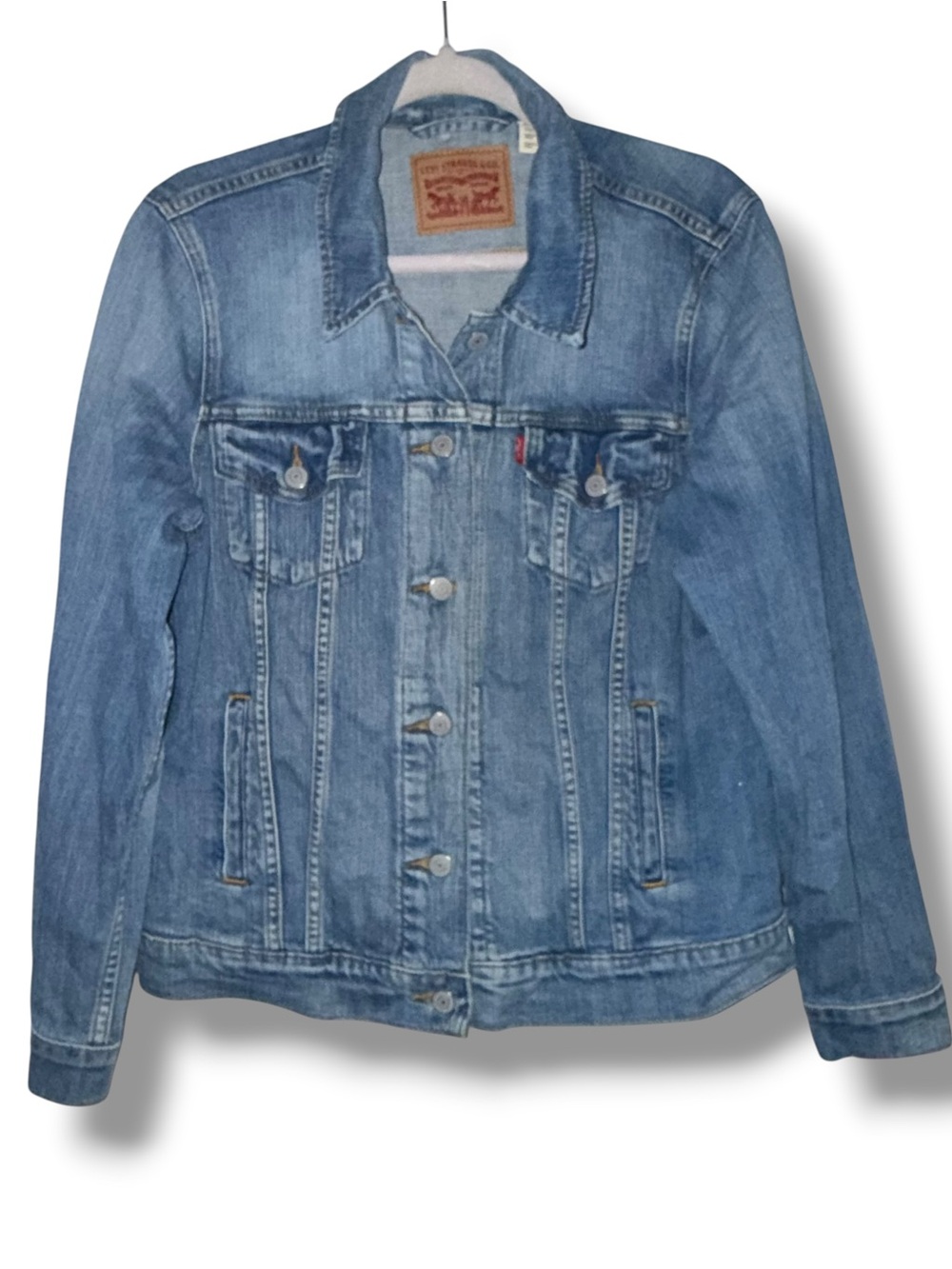 Levi’s Boyfriend denim trucker jacket